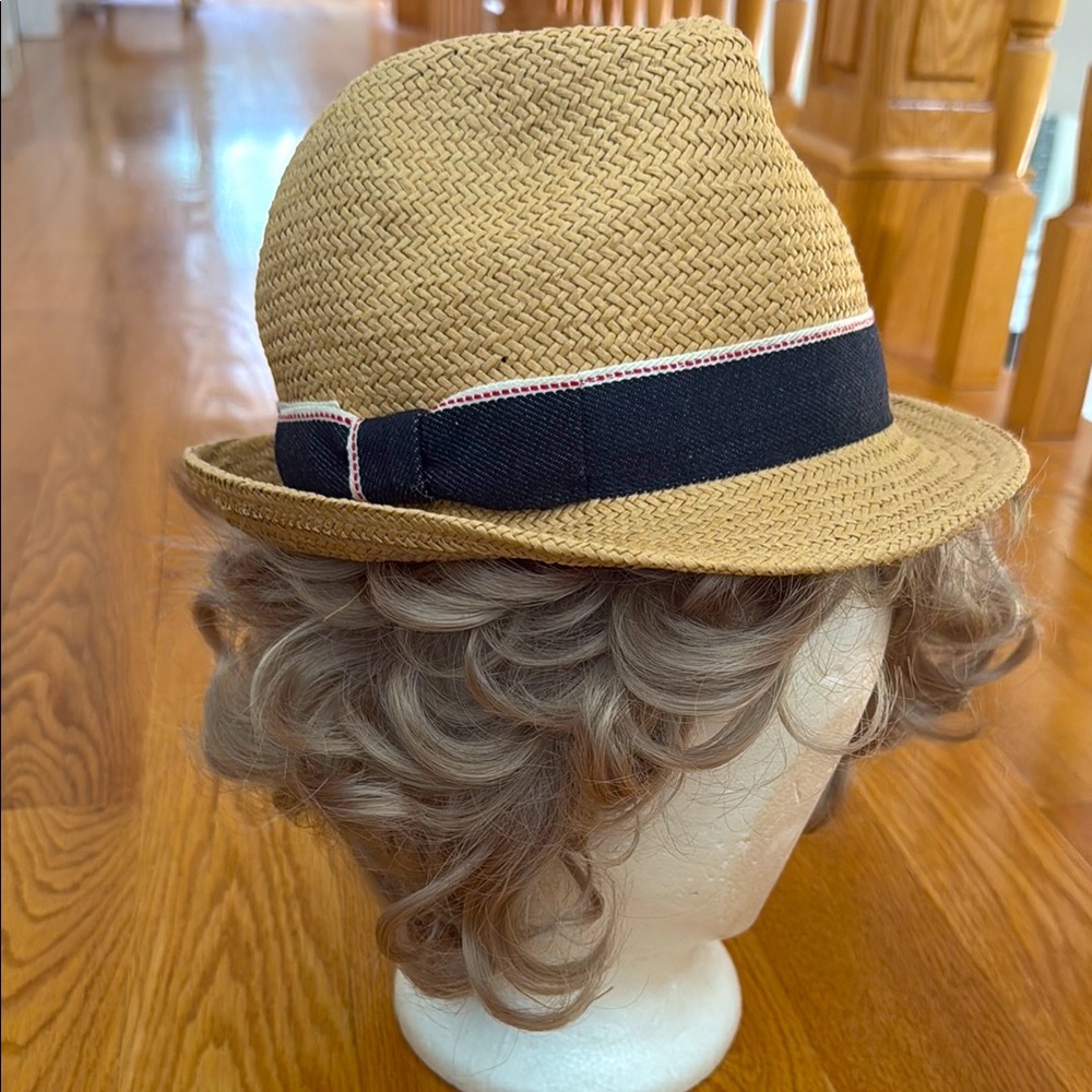 Banana Republic Straw Fedora Hat S/M